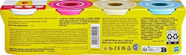 Knete mit Konfetti-Partikeln für Kinder ab 2 Jahren
