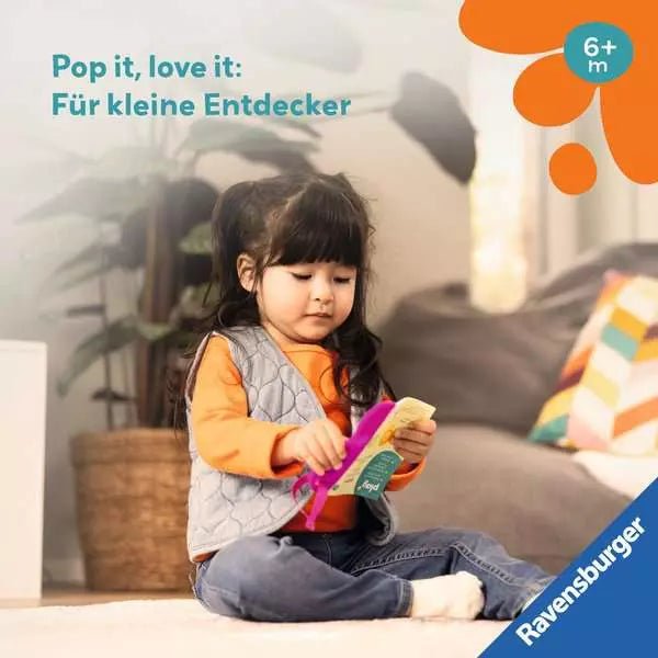 Ravensburger Play+ flip&pop Babybuch Tiere wasserfest robust

