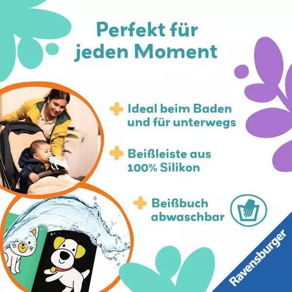 Play+ Babybuch Meine Tiere ab 6 Monate wasserfest & reißfest
