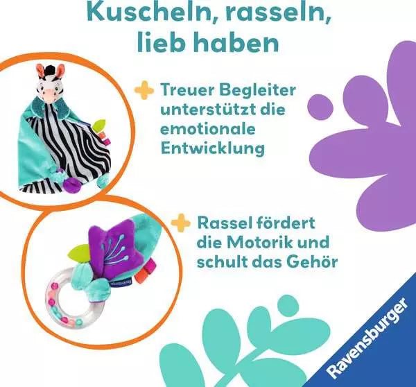 Play+ Fühlen, rasseln, spielen (Geschenk - Set: Zebra) - Ravensburger