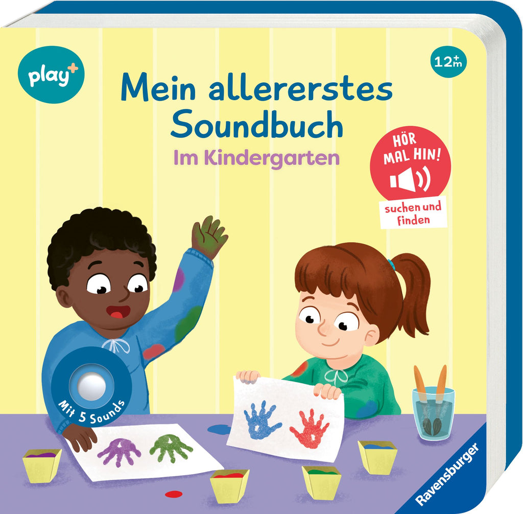 Play+ Soundbuch Im Kindergarten ab 12 Monaten mit 5 Geräuschen