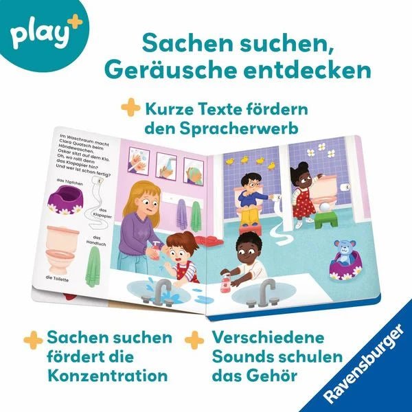 Play+ erstes Sachen suchen Soundbuch Kindergarten
