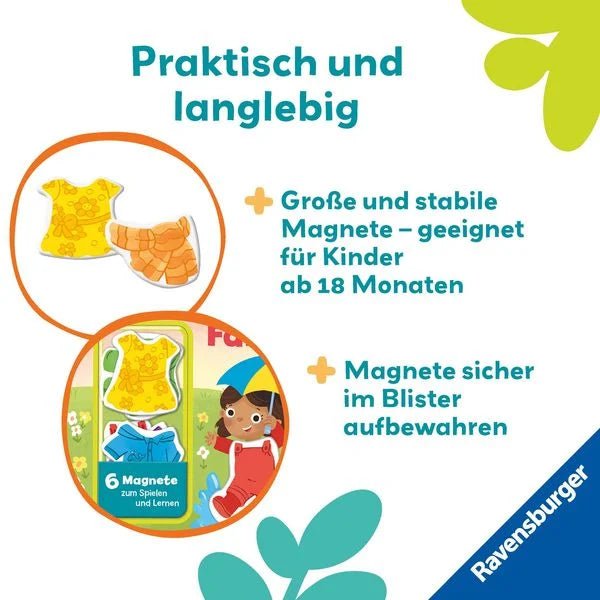Ravensburger Magnetbuch Play+ Komm wir lernen Farben
