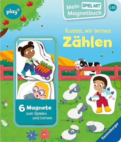 Play+ Magnetbuch Zählen lernen ab 18 Monaten
