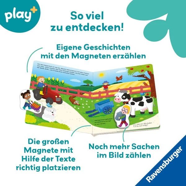 Mein Spiel mit Magnetbuch Play+ Zählen lernen ab 18 Monate
