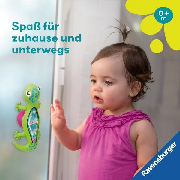 Babys erstes Musikinstrument Gecko mit Saugnapf ab 6 Monate