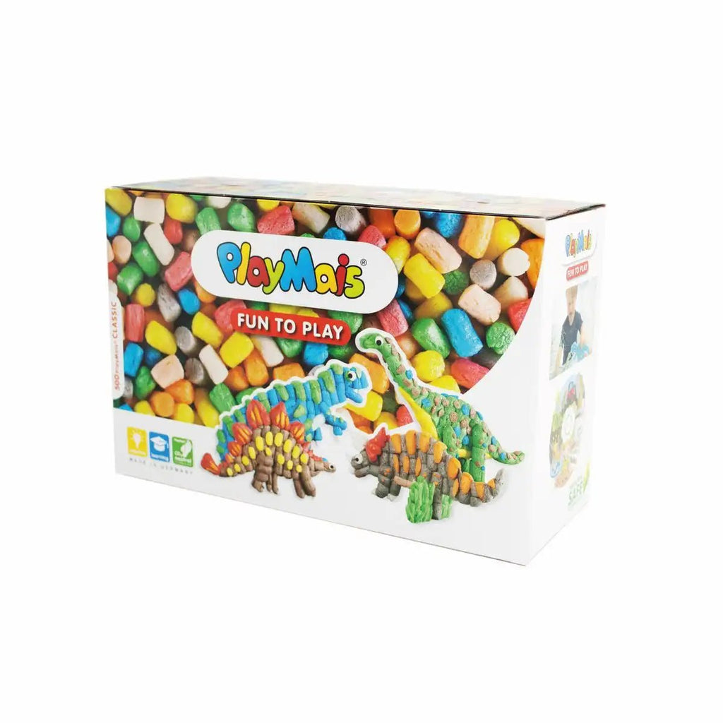 PlayMais Dino Kreativset mit 550 bunten Bausteinen