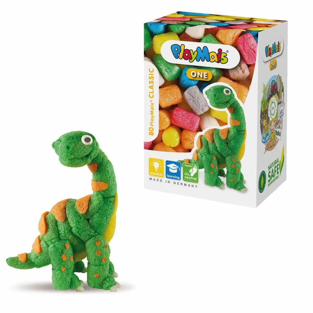 PlayMais One Dinosaur Bastelset über 70 Teile biologisch abbaubar