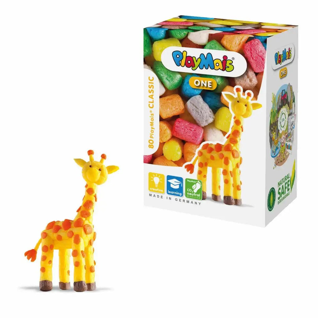 PlayMais One Giraffe Bastelset über 70 Stück biologisch abbaubar
