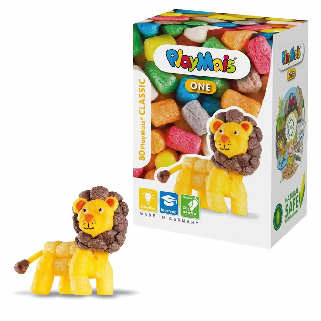 PlayMais One Lion Bastelset über 70 Teile biologisch abbaubar