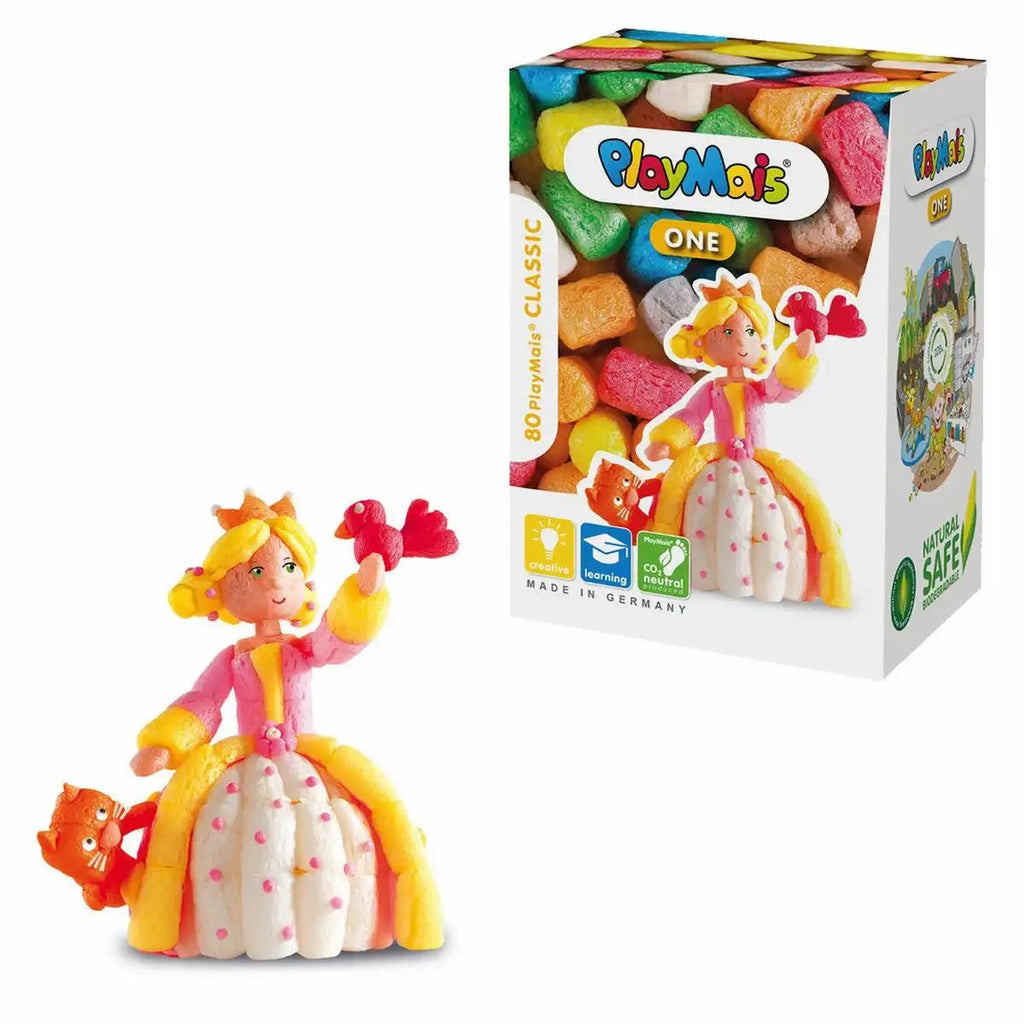PlayMais One Princess Bastelset über 70 Teile biologisch abbaubar