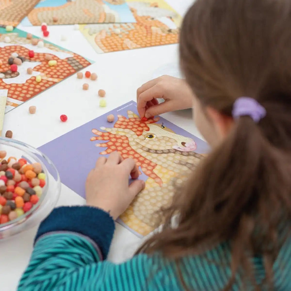 Mosaik Bastelbox Pferd PlayMais 3000 bunte Teile