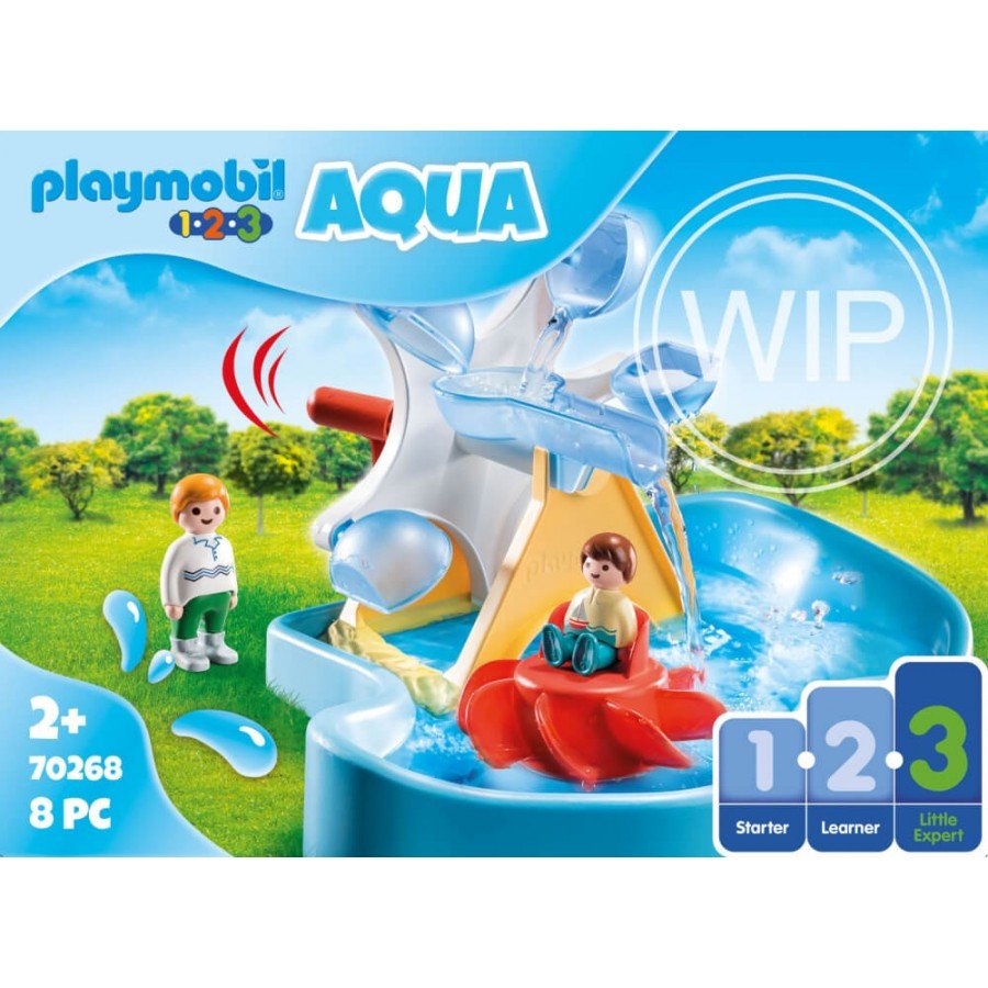 Playmobil 1.2.3. Aqua - Wasserrad mit Karussell - Playmobil