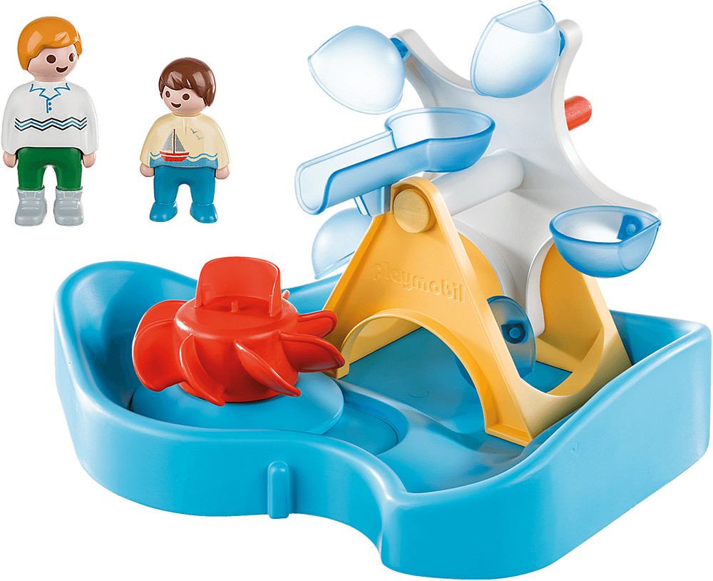 Playmobil 1.2.3. Aqua - Wasserrad mit Karussell - Playmobil