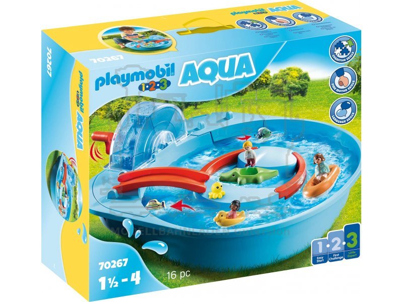 Playmobil® 1.2.3. - Fröhliche Wasserbahn - Playmobil