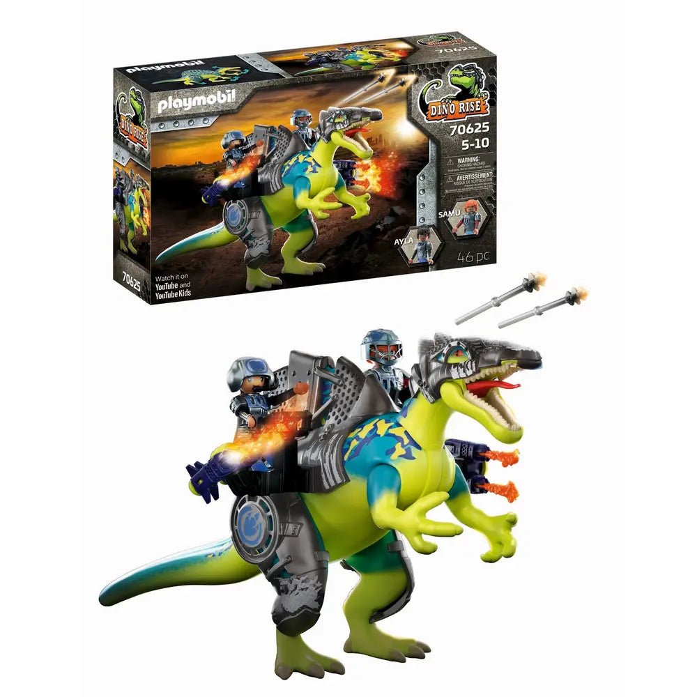 Playmobil Dino Rise Spinosaurus mit Rüstung und Kanonen ab 5 Jahren
