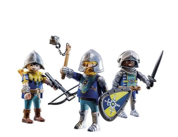 Drei Ritter mit Waffen – PLAYMOBIL Novelmore Set
