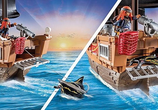 PLAYMOBIL 71530 Großes Piratenschiff - Playmobil