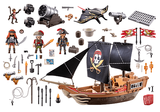 PLAYMOBIL 71530 Großes Piratenschiff - Playmobil