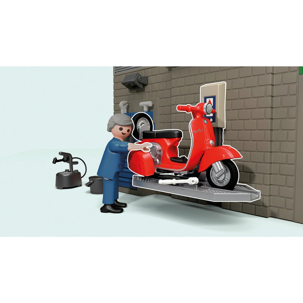 Playmobil® 71620 - 60s Vespa Garage, Konstruktionsspielzeug - Playmobil