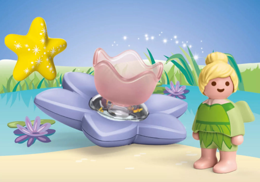 Tinker Bell Feen-Schwimmblume mit Regeneffekt und Wasserspiel für Kleinkinder