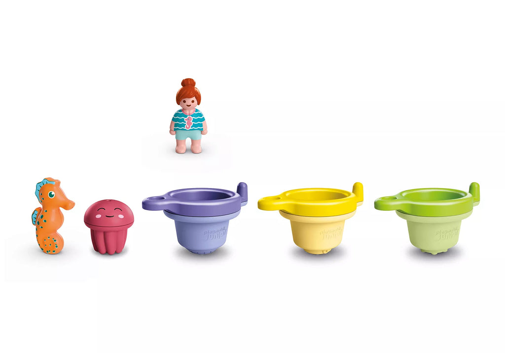 Badezeit Spielzeug Playmobil Junior Aqua Schwimmbecher