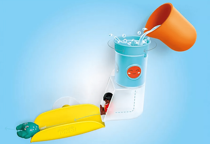 Playmobil Aqua Wasserfalltank und Rutsche für Kleinkinder