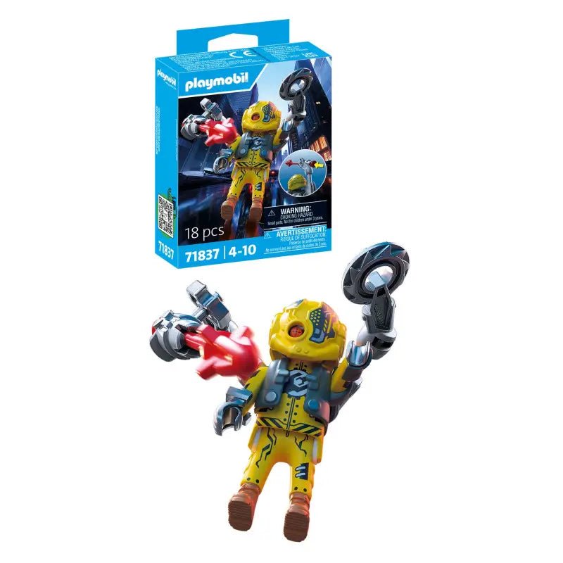 PLAYMOBIL Roboter-Held Mr. Mechanic mit Exoskelett
