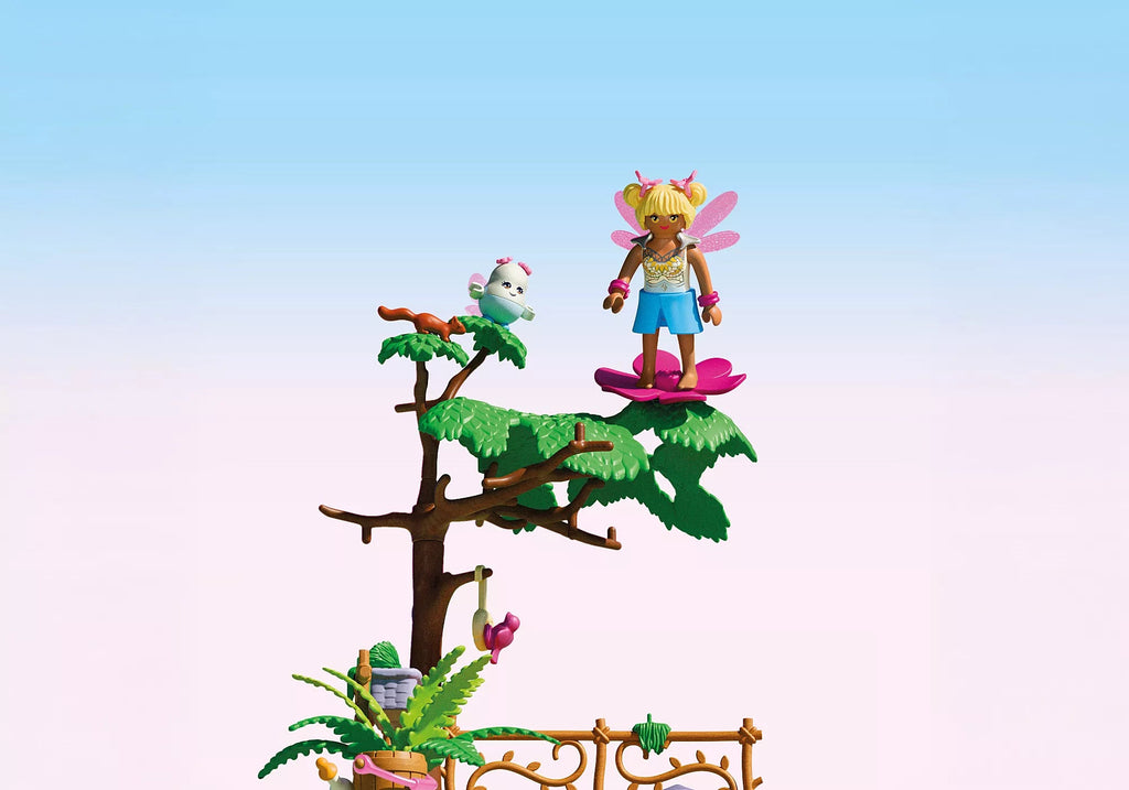 Magischer PLAYMOBIL Einhornstall mit Fee Joyling Tieren ab 4 Jahren
