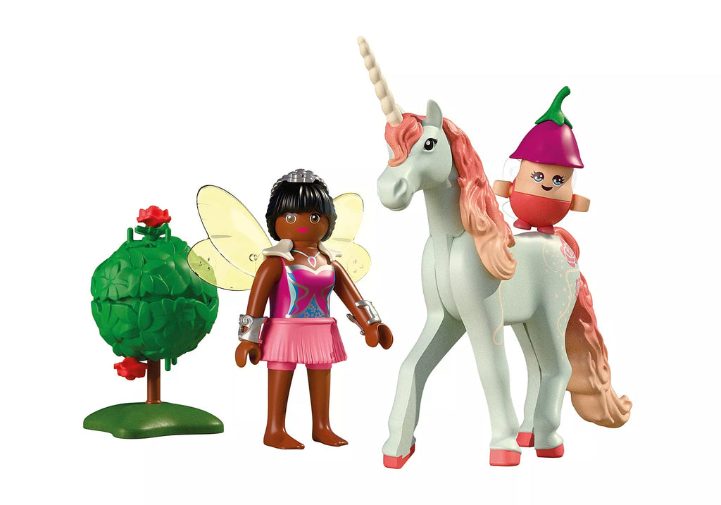 PLAYMOBIL Sammeleinhorn Himmelsrose mit Fee und Joyling ab 4
