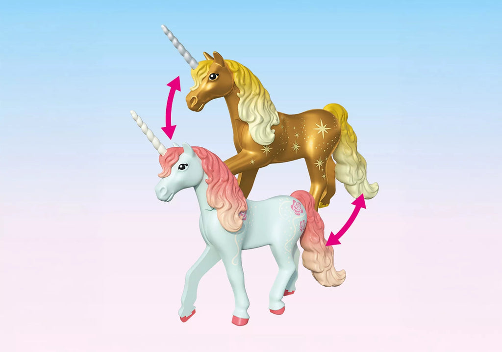 PLAYMOBIL Himmelsrose Einhorn mit Fee und Joyling Zubehör
