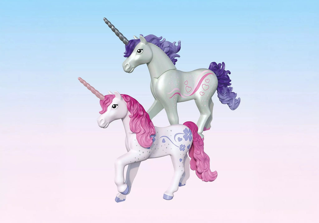 PLAYMOBIL Glückslavendel Einhorn mit Fee und Joyling Zubehör
