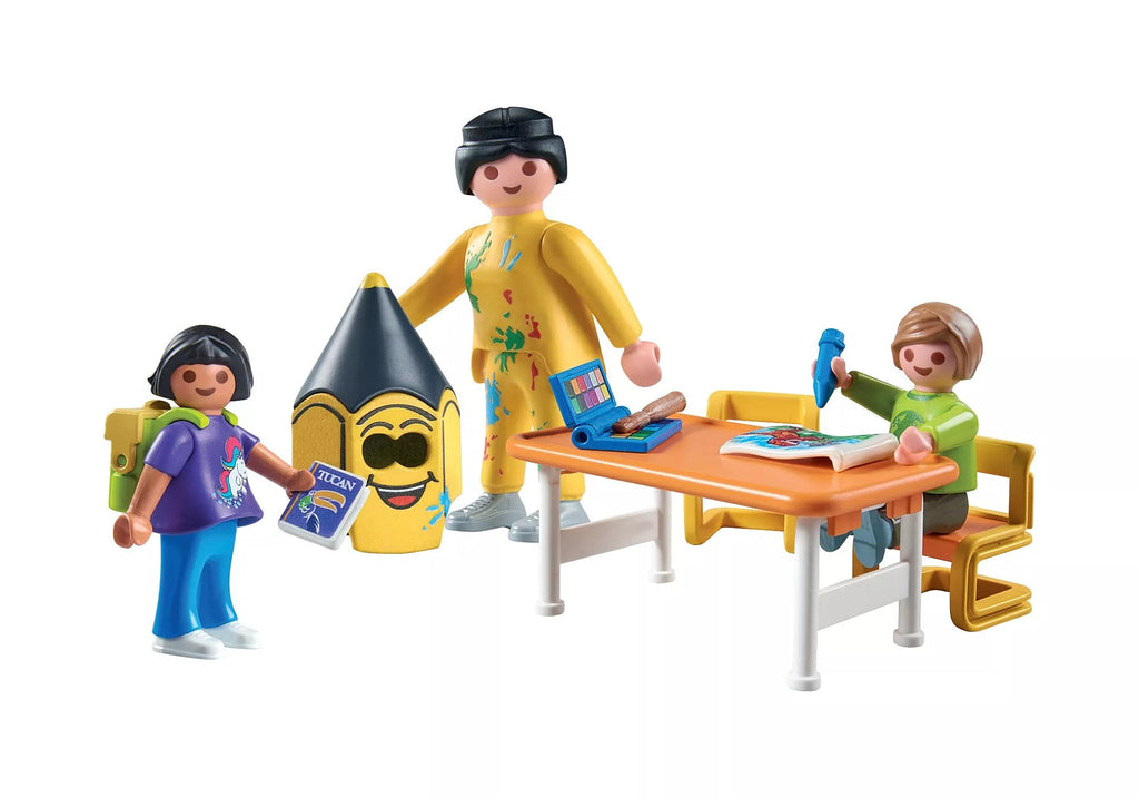 Playmobil Erster Schultag – Spielset mit Lehrerin, Schulbank & Zubehör