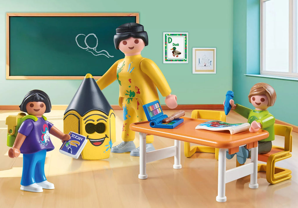 Playmobil Erster Schultag – Spielset mit Lehrerin, Schulbank & Zubehör