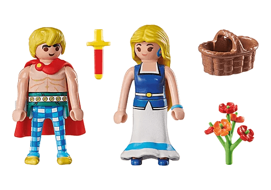 Playmobil® Asterix - Figurenset - Tragicomix & Falbala - Playmobil