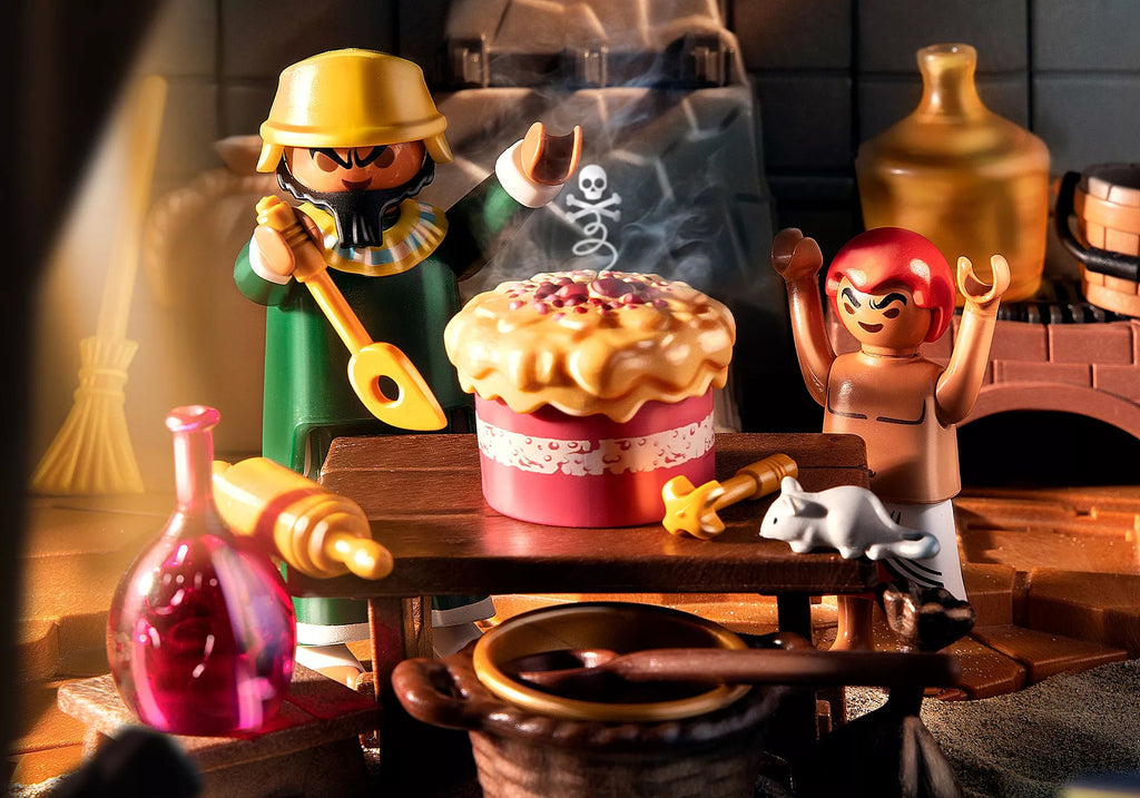 PLAYMOBIL Asterix 71269 – Pyradonis, Asterix & vergiftete Torte Szene
