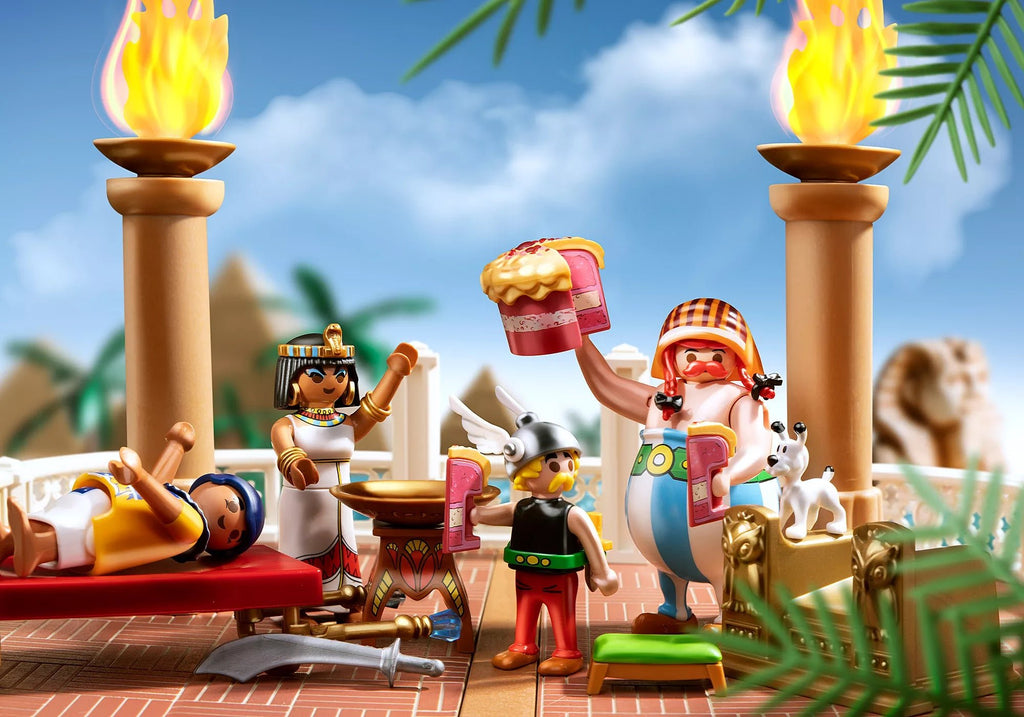 PLAYMOBIL Asterix 71269 – Pyradonis, Asterix & vergiftete Torte Szene