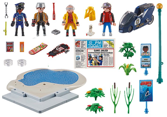 Playmobil® Back to the Future - Verfolgung mit Hoverboard - Playmobil