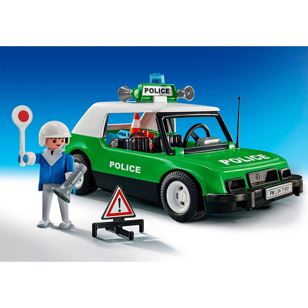 Playmobil® City Action - 50 Jahre - Polizeiauto grün - Playmobil