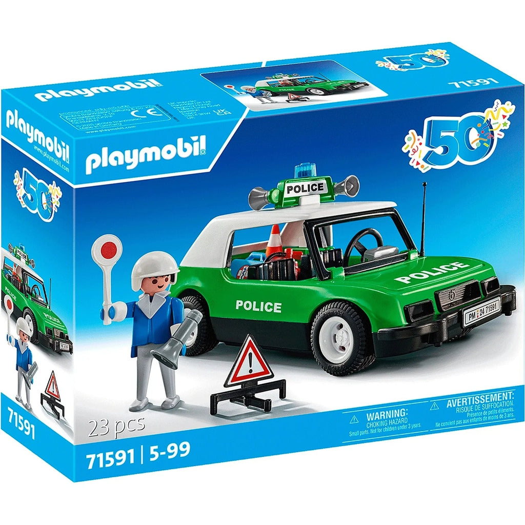 Playmobil® City Action - 50 Jahre - Polizeiauto grün - Playmobil