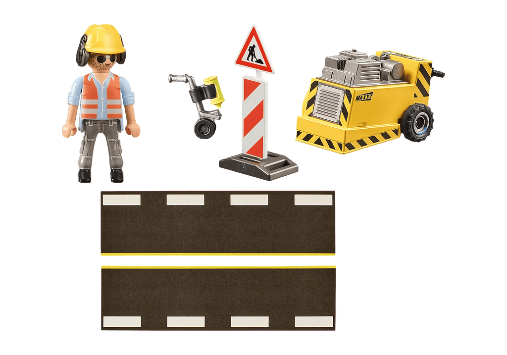 Playmobil® City Action - Bauarbeiter mit Kantenfräser - Playmobil