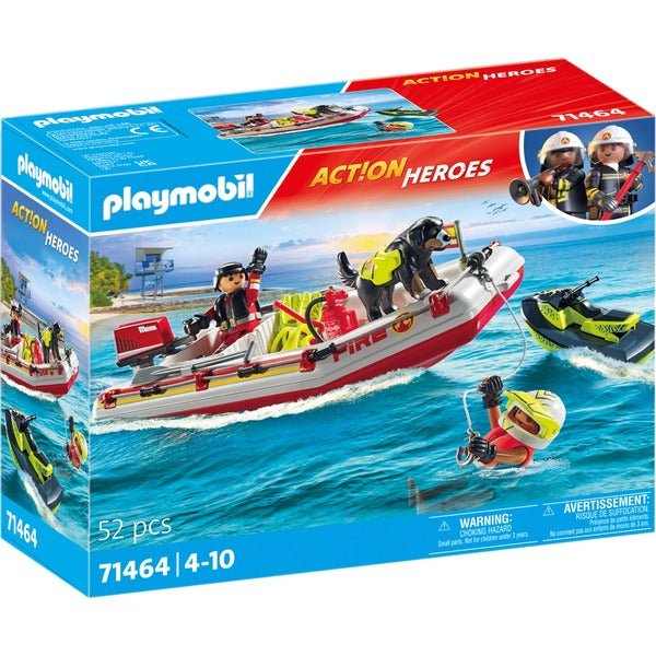 Playmobil® City Action Heroes - Feuerwehrboot mit Aqua Scooter - Playmobil