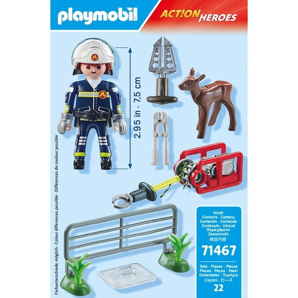 Playmobil® City Action Heroes - Tierrettung Feuerwehr - Playmobil