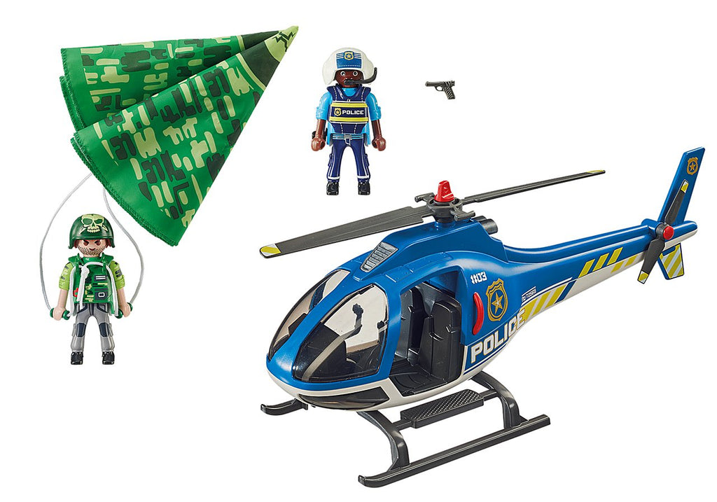 Playmobil® City Action - Polizei - Hubschrauber: Fallschirm - Verfolgung - Playmobil