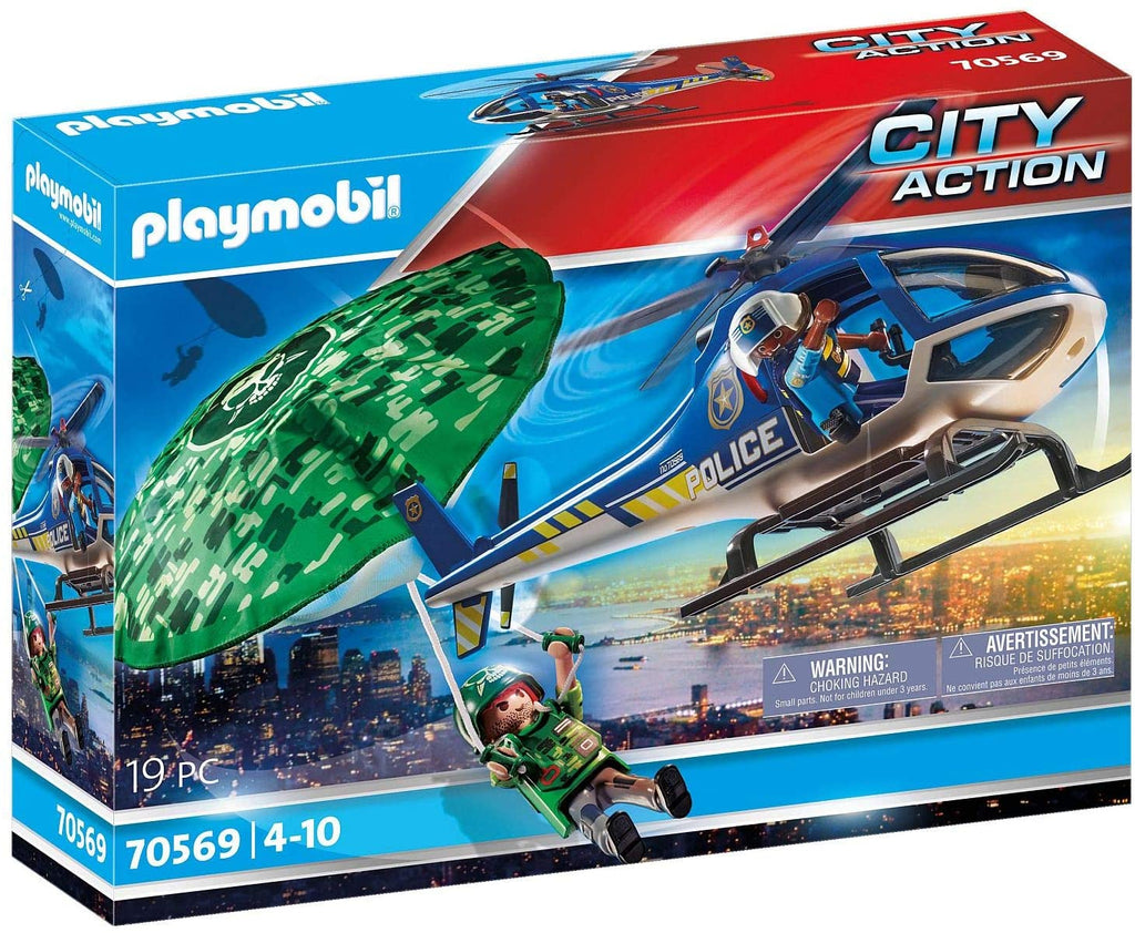 Playmobil® City Action - Polizei - Hubschrauber: Fallschirm - Verfolgung - Playmobil