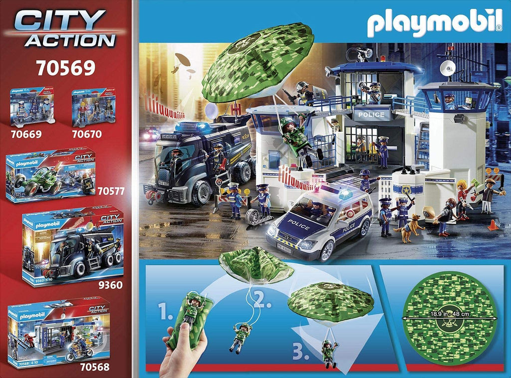 Playmobil® City Action - Polizei - Hubschrauber: Fallschirm - Verfolgung - Playmobil