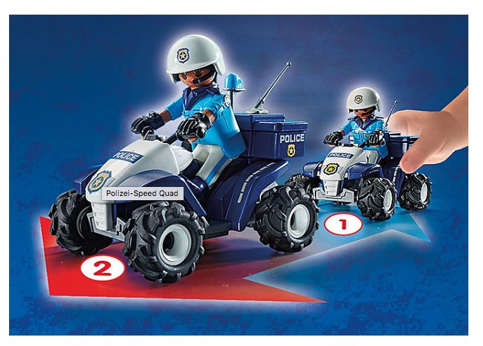 Playmobil® City Action - Polizei - Speed Quad - Playmobil