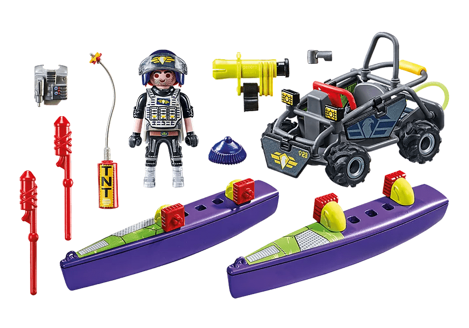 Playmobil® City Action - SWAT - Multi - Terrain - Quad - Playmobil