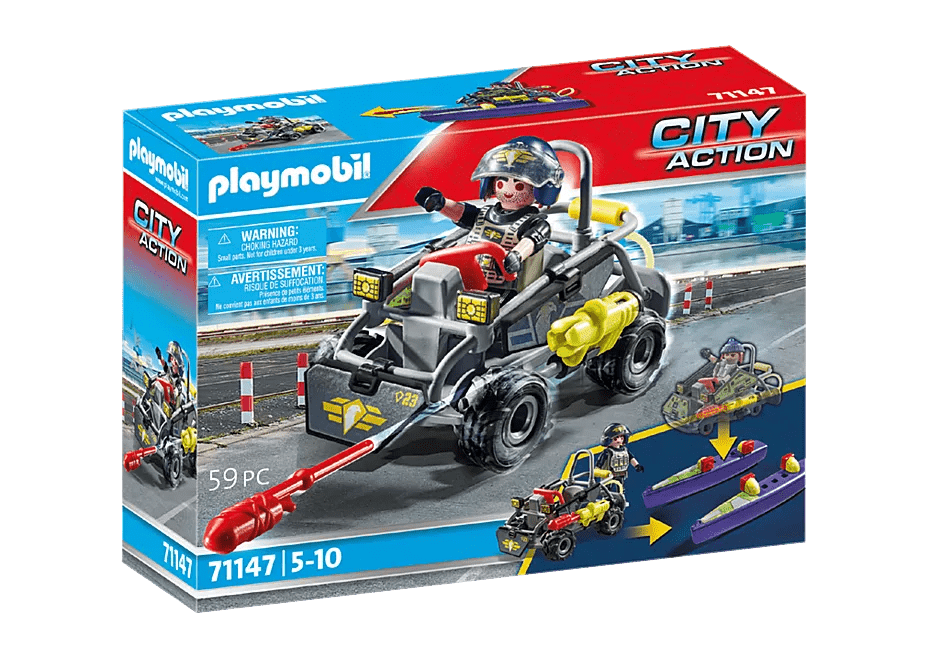 Playmobil® City Action - SWAT - Multi - Terrain - Quad - Playmobil