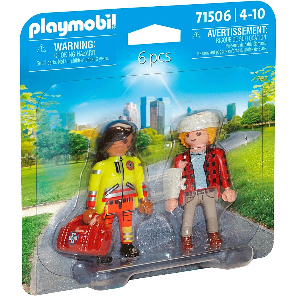 Playmobil® Duo Pack - Sanitäterin mit Patient - Playmobil